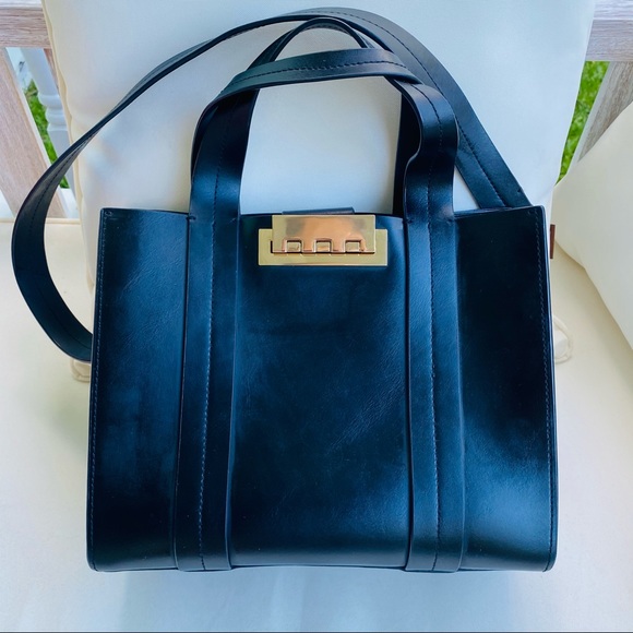 ZAC Zac Posen Black Eartha Iconic Shopper EUC - Picture 10 of 16